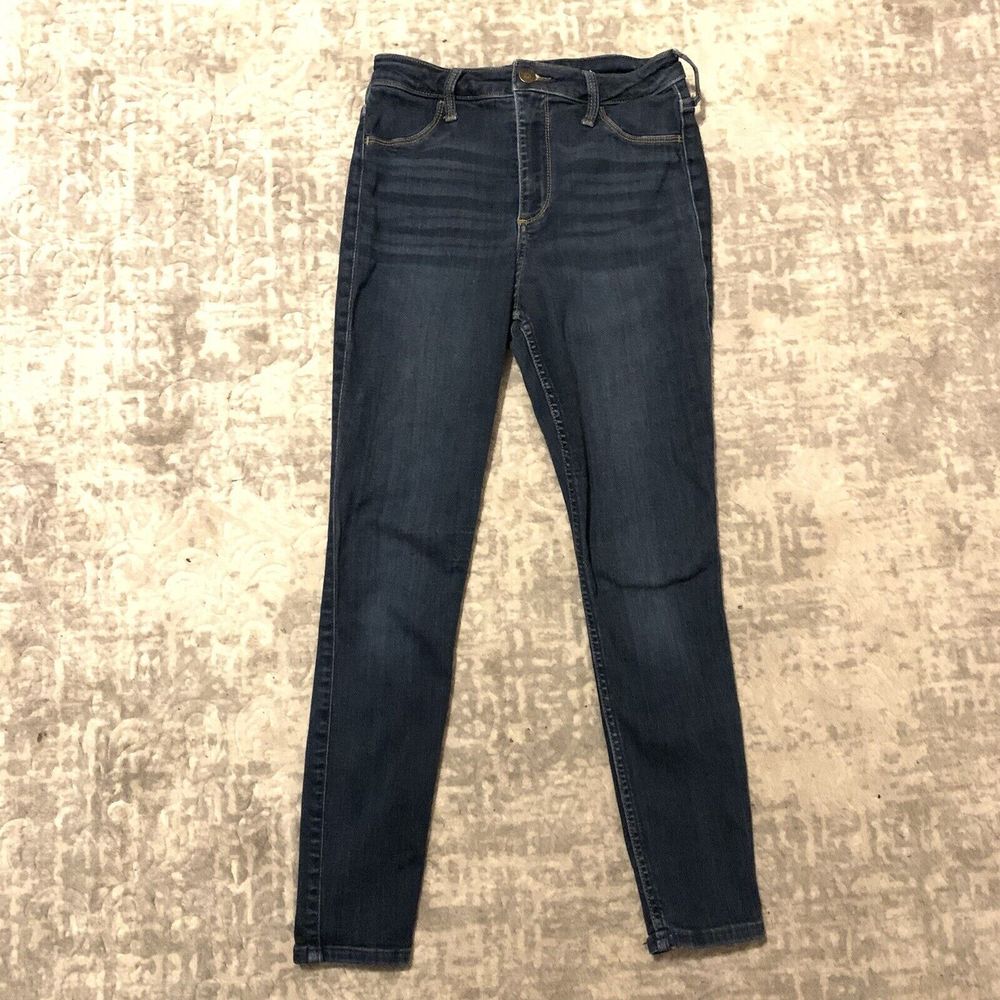 Hollister Jeans Womens 27 Blue Curvy High Rise Legging Advanced Stretch